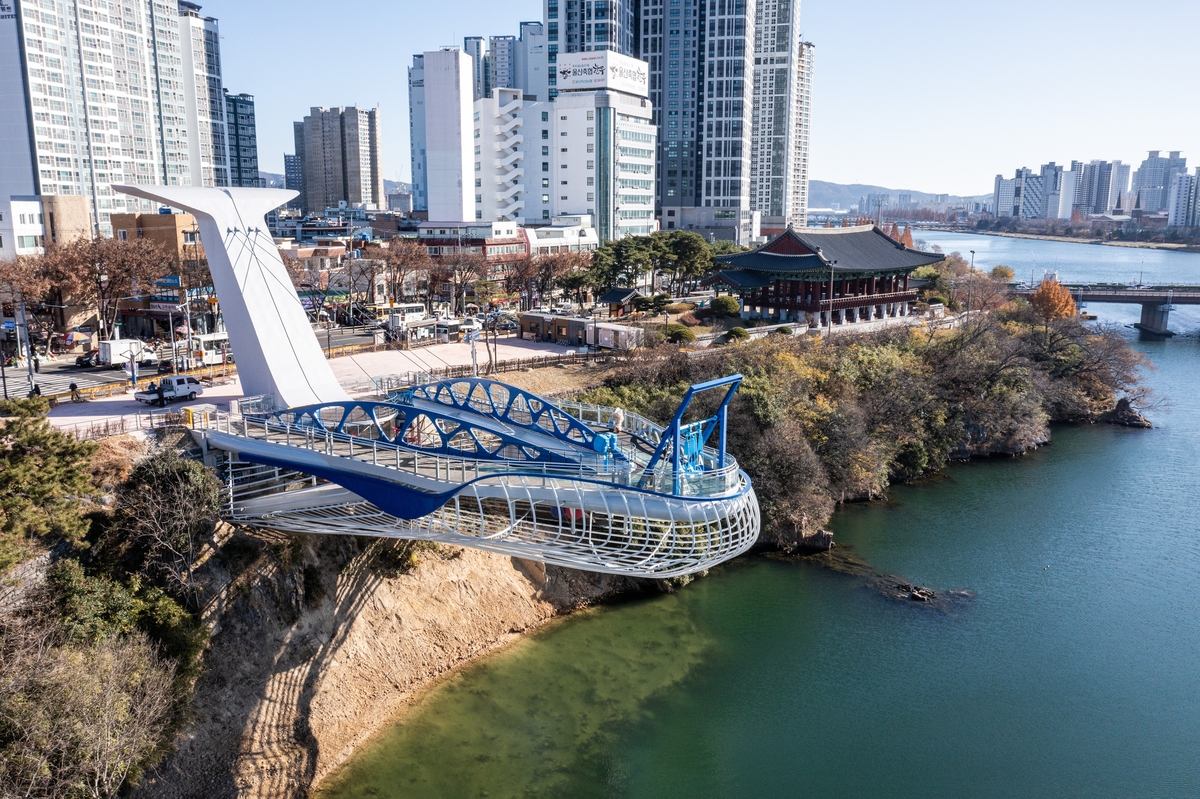 울산시, '태화루(용금소) 스카이워크' 준공식 개최