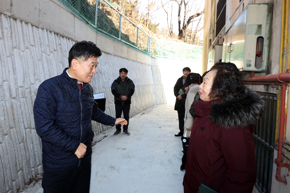 박종효 남동구청장, 옹벽 등 재난 위험 시설물 점검