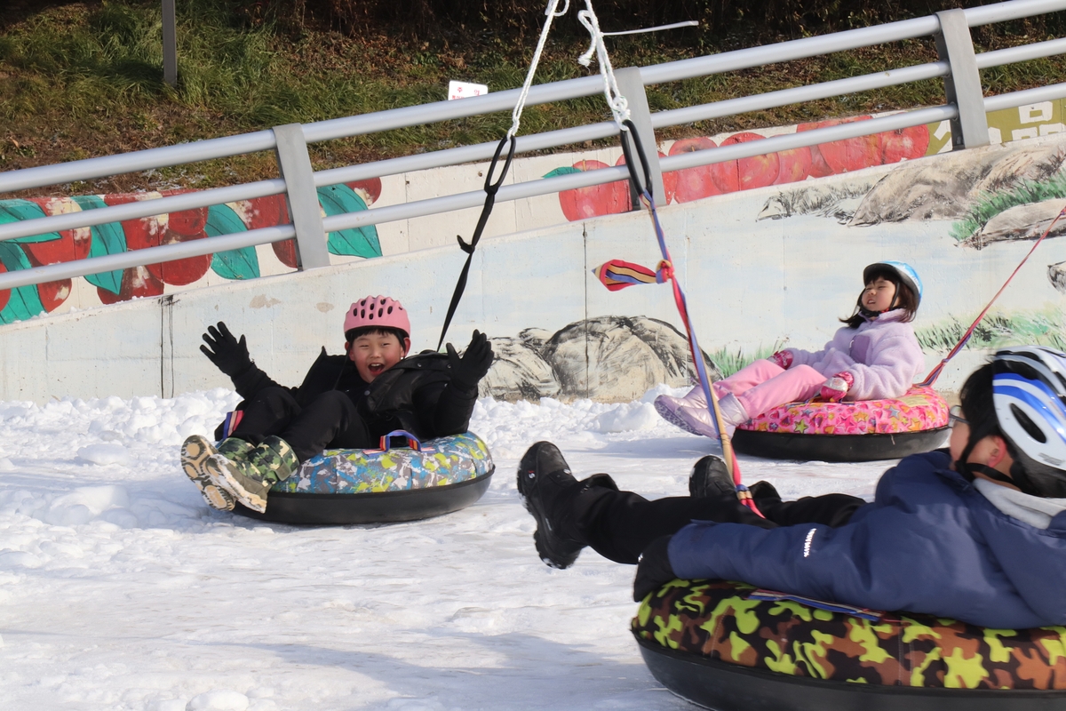 보은군, 겨울방학 맞아 겨울철 무료 썰매장 개장