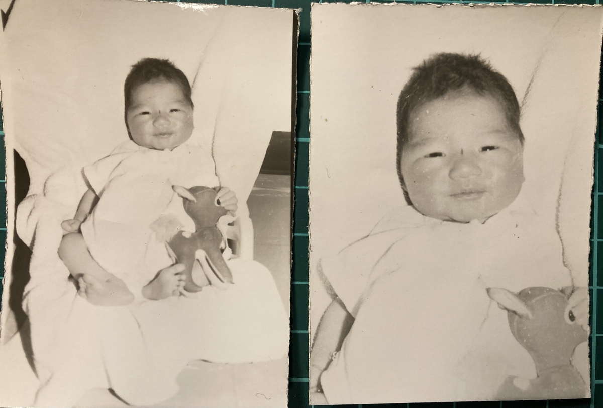 덴마크 입양 한인 송자영 씨의 어릴 적 모습