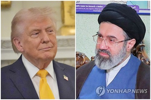 도널드 트럼프와 모즈타바 하메네이