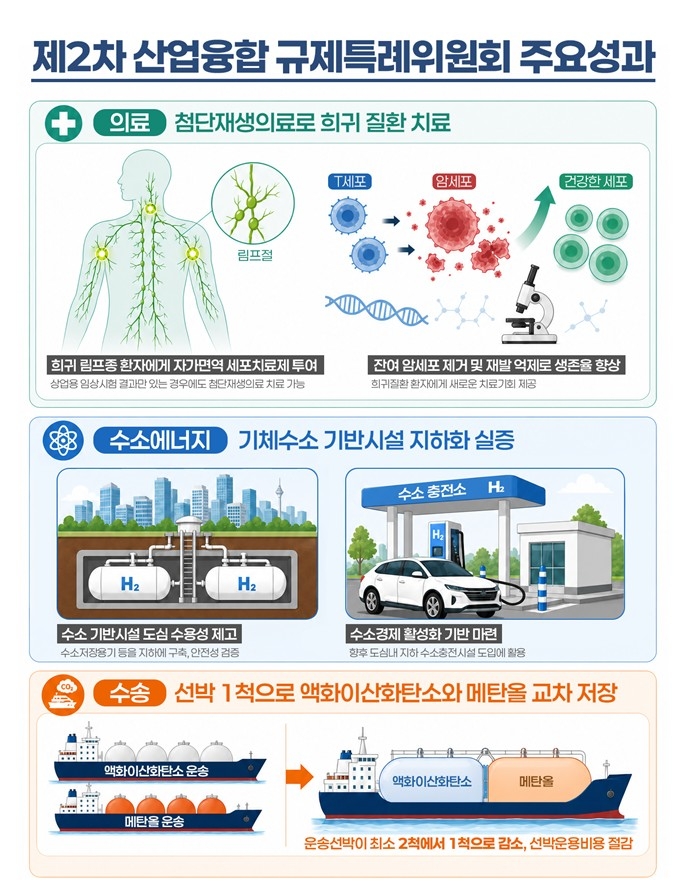 제2차 산업융합 규제특례위원회 주요성과