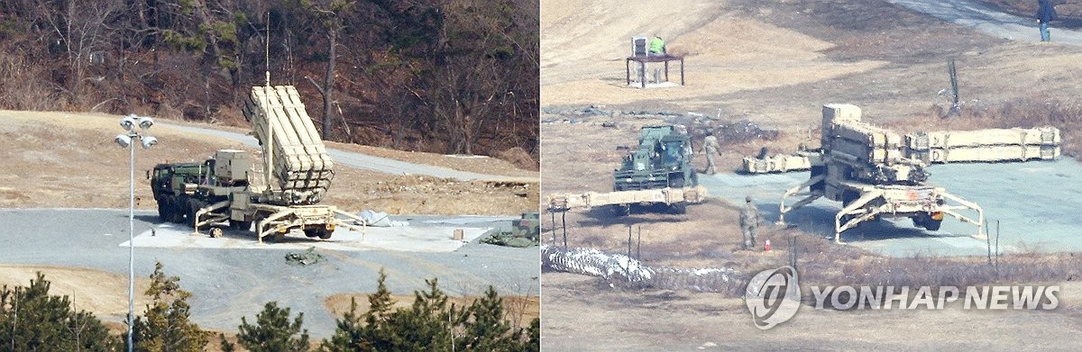 해체 작업 진행되는 사드 기지의 방공무기 발사대