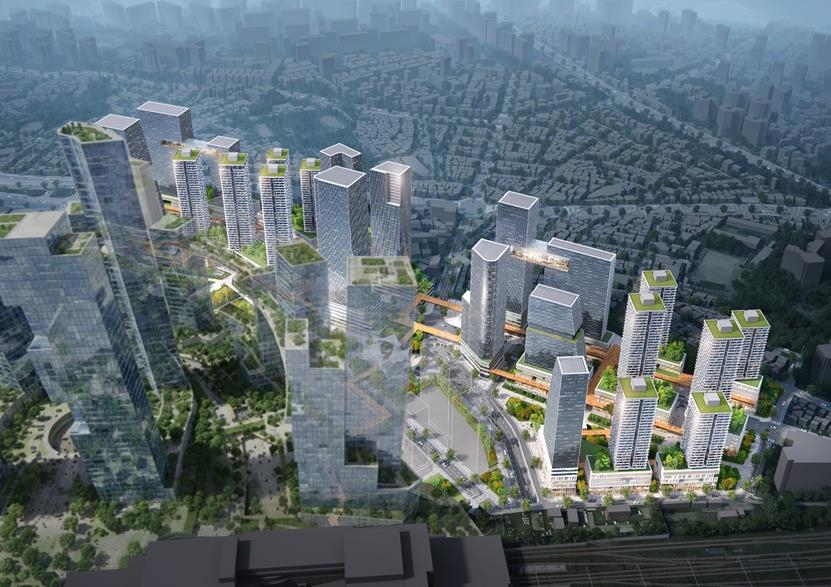 용산전자상가 AI·ICT 콘텐츠 산업 특정개발진흥지구 조감도