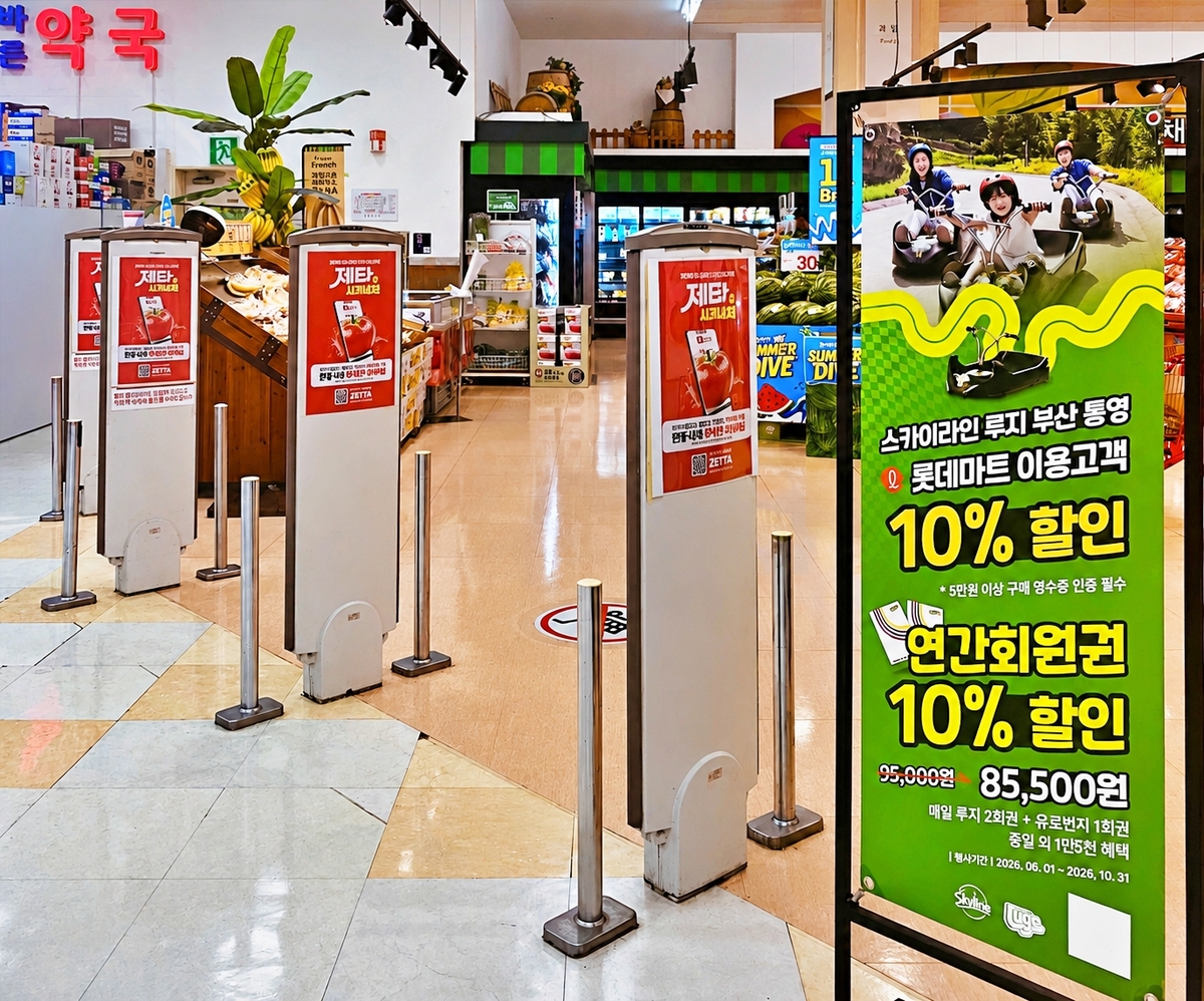 롯데마트 통영·거제 이용고객에 관광지 할인