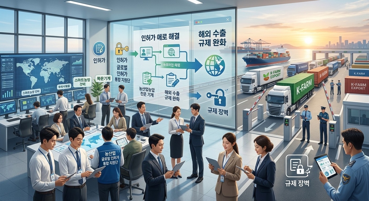 농산업 글로벌 인허가 통합 지원단 출범