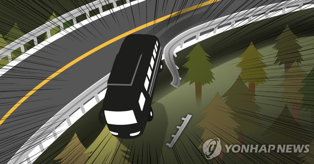 관광버스 추락 (PG)