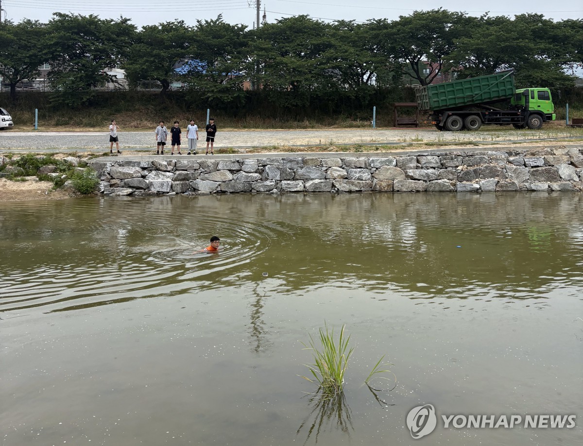 충남 서산시 해미면 해미천 사고 현장