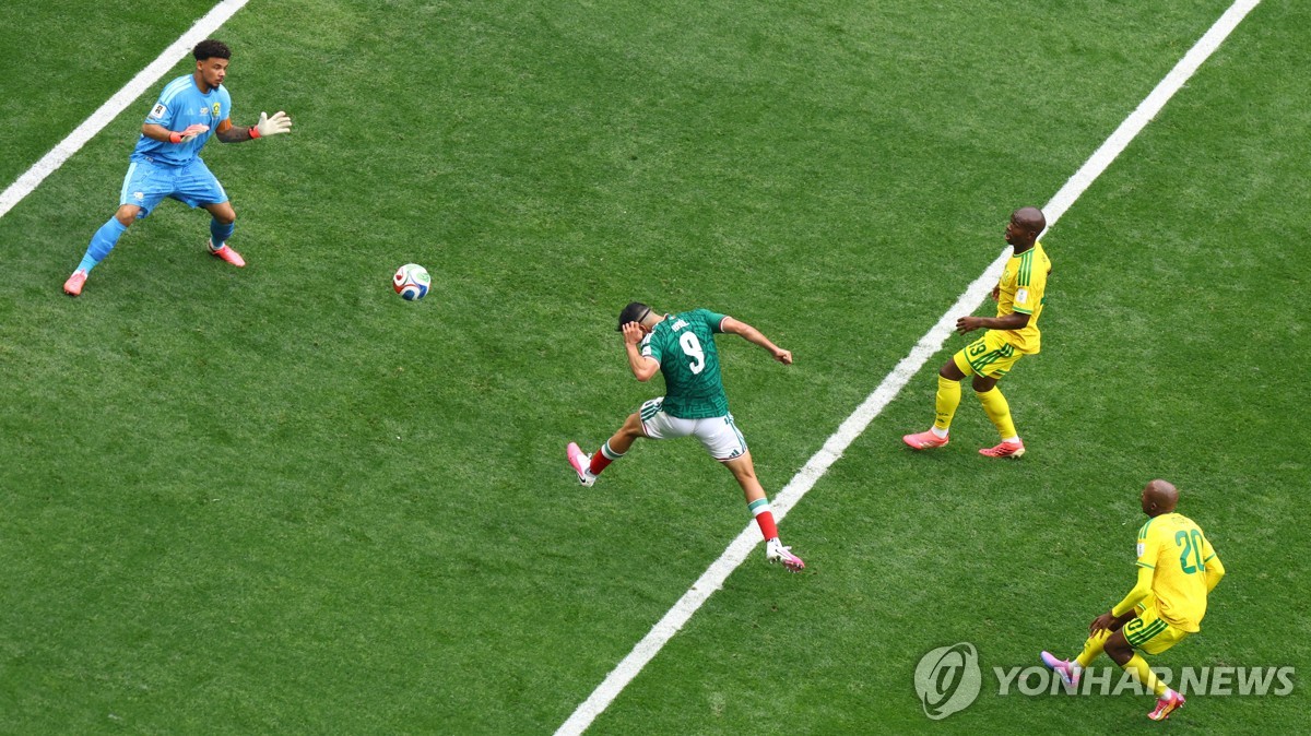 히메네스의 골 장면