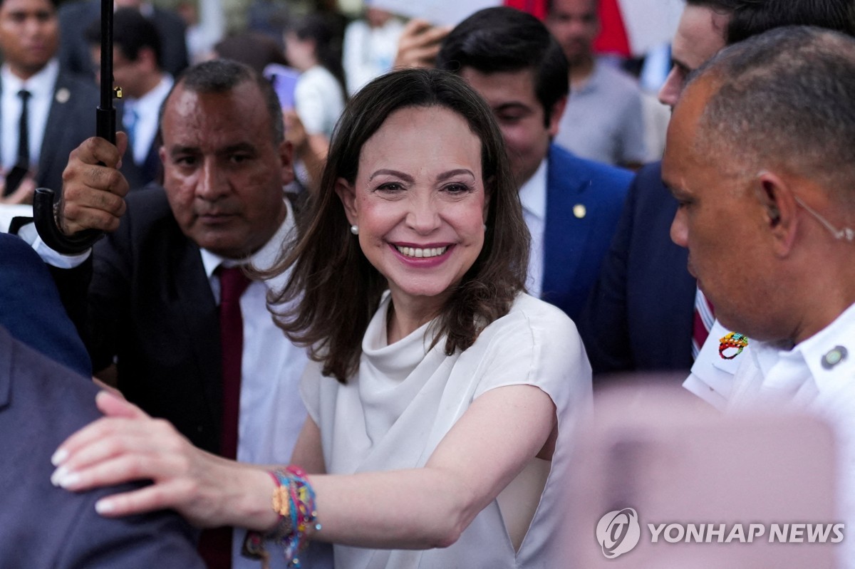 베네수엘라 야권 지도자 마리아 코리나 마차도