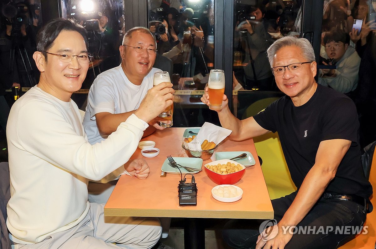 젠슨 황·이재용·정의선 치맥 회동