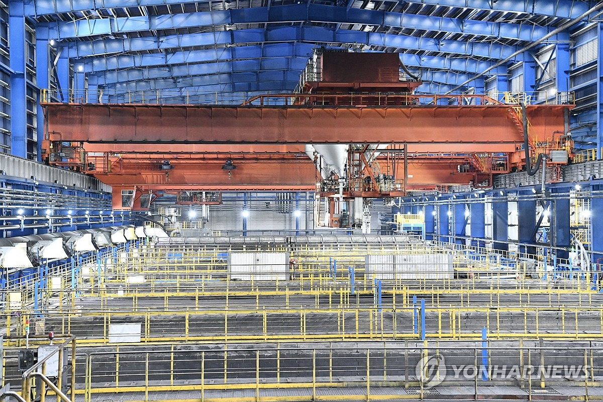 포스코퓨처엠 인조흑연 음극재 생산 라인