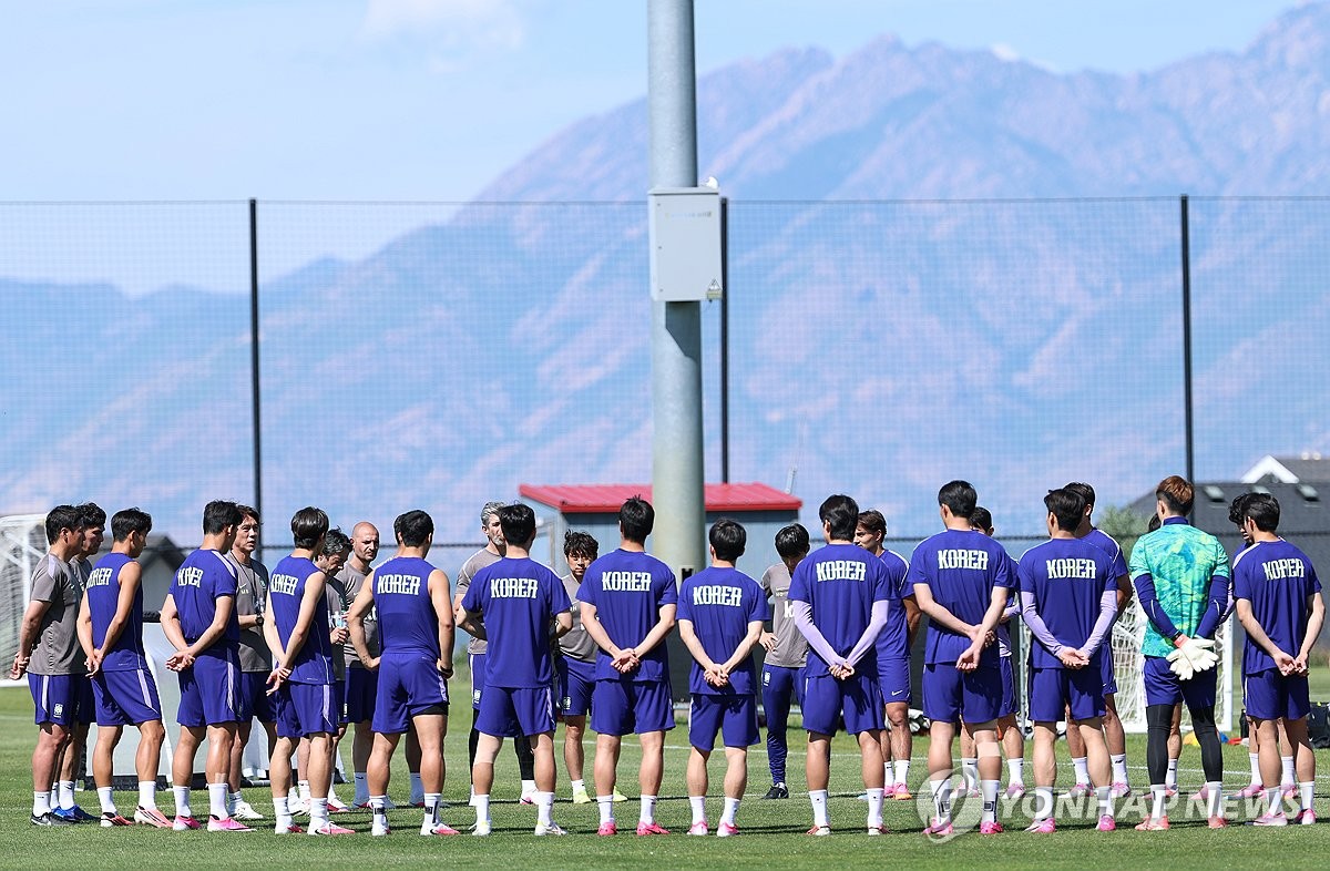 2차 평가전 하루 앞둔 태극전사들