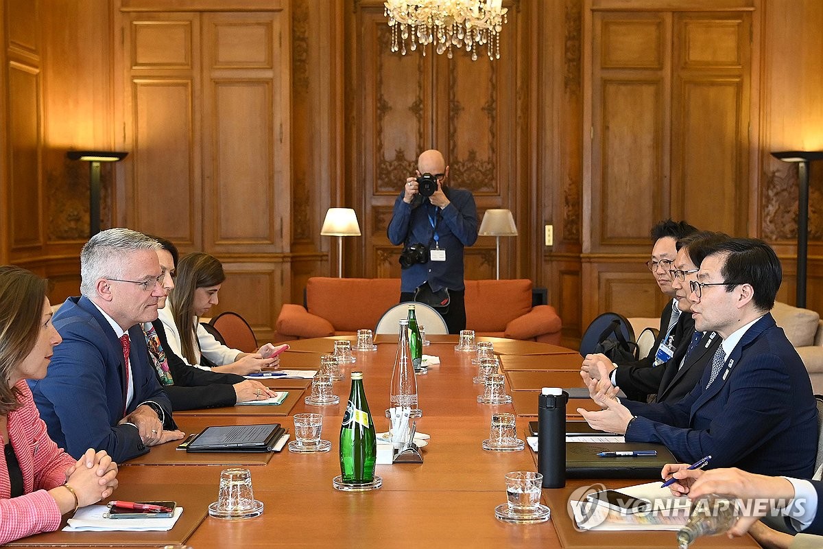 여한구 통상교섭본부장, OECD 사무총장 면담