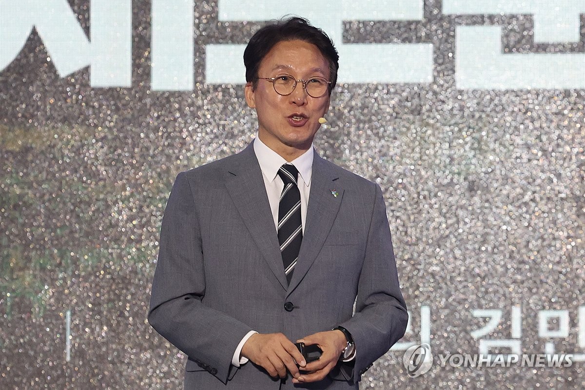 '전남광주 통합' 연설하는 김민석 국무총리