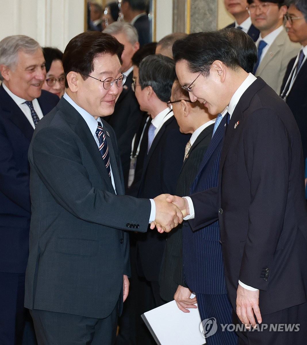 이재명 대통령과 이재용 삼성전자 회장