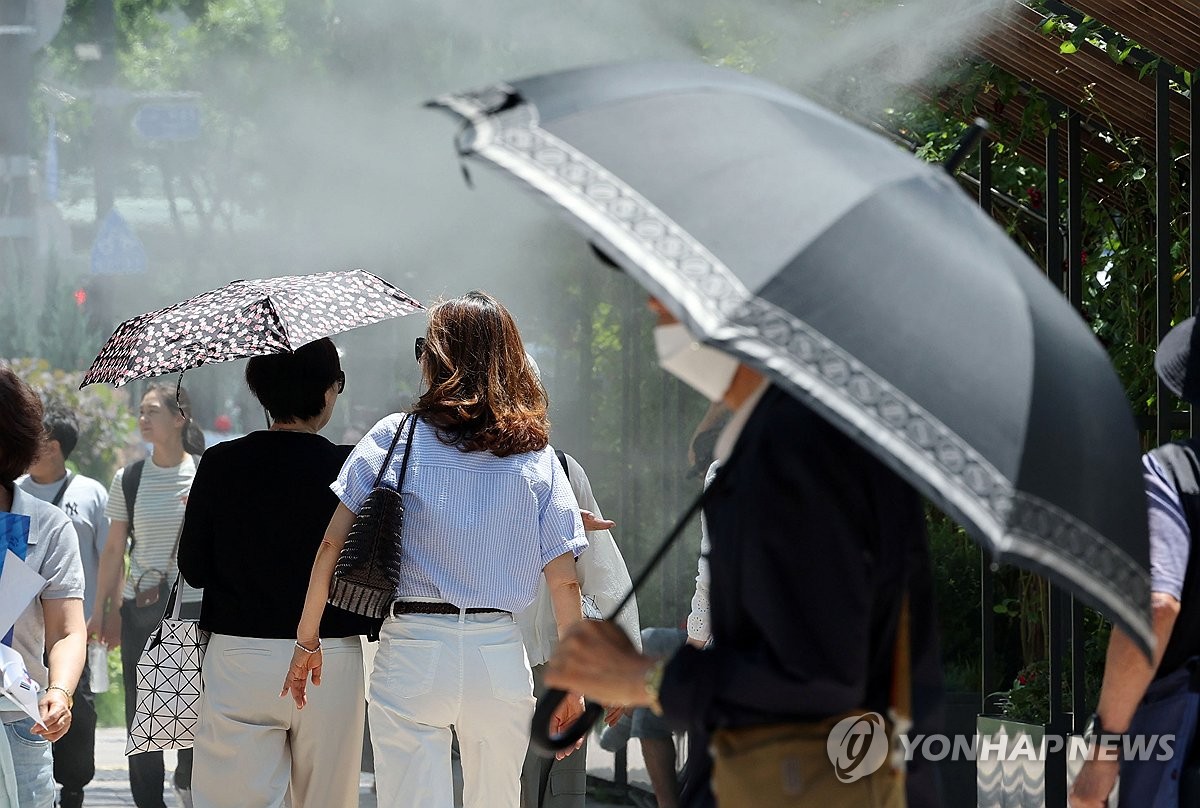30도 안팎 땡볕 더위
