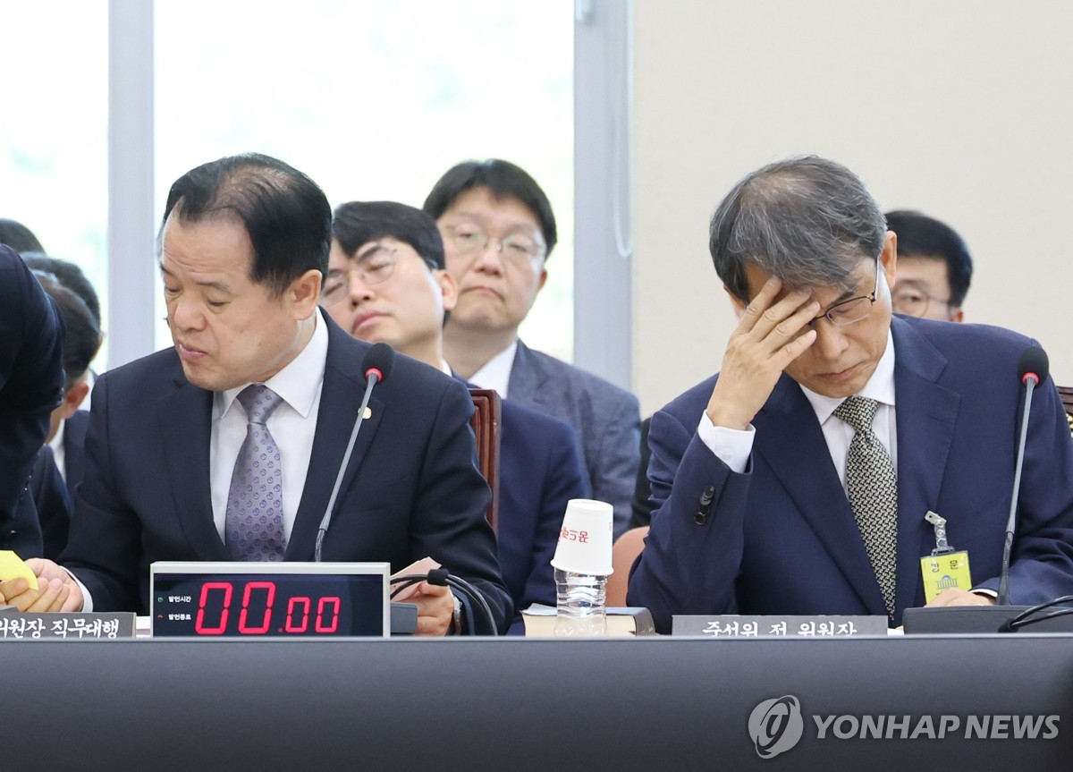 선관위 국조특위 참석한 위철환-노태악