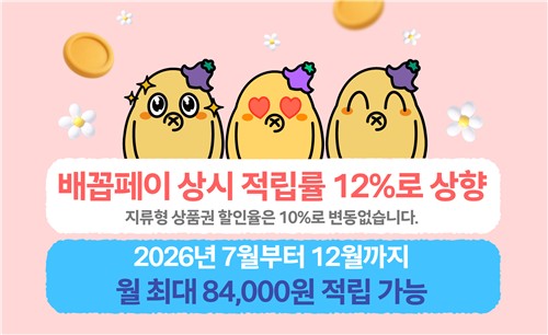 양구군, 배꼽페이 적립 혜택 확대