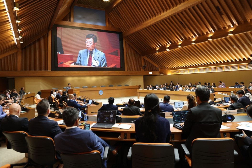 올 3월 유엔지역개발센터 지속가능교통아시아지역회의에서 참석한 신상진 성남시장 