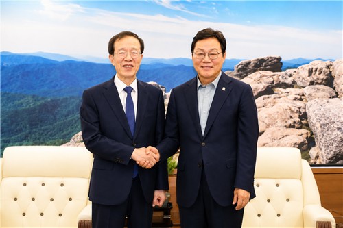 이석연 국민통합위원장, 박완수 경남도지사 면담
