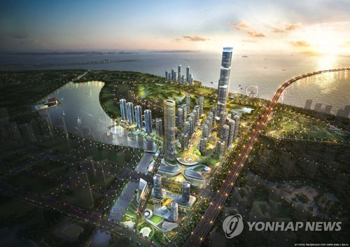 송도 6·8공구 중심부 개발사업 조감도