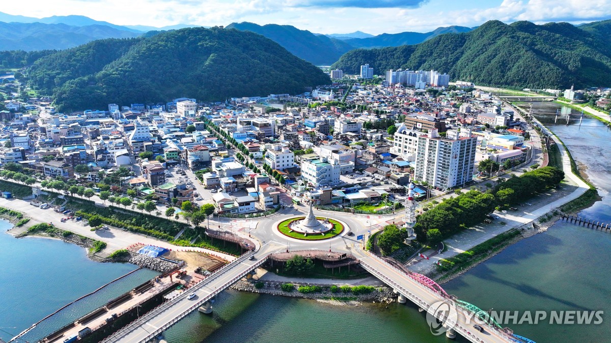 화천군 화천읍 시가지