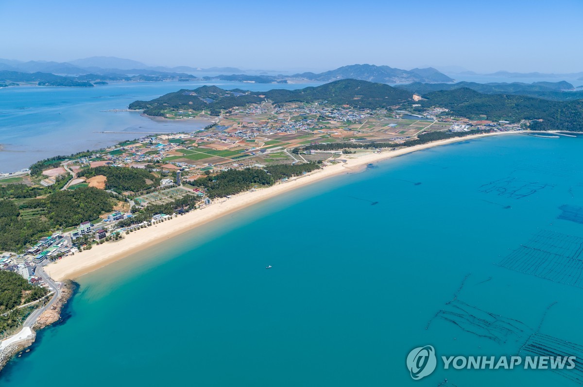 완도 명사십리 해수욕장