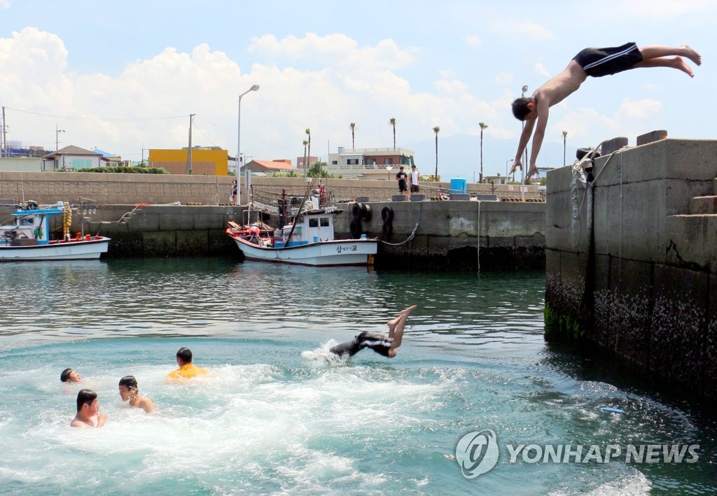 제주 항·포구 위험한 다이빙