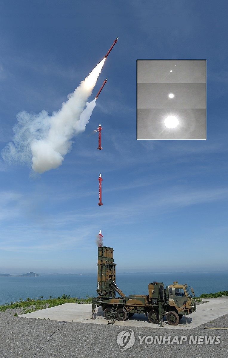 '천궁II' 발사 장면