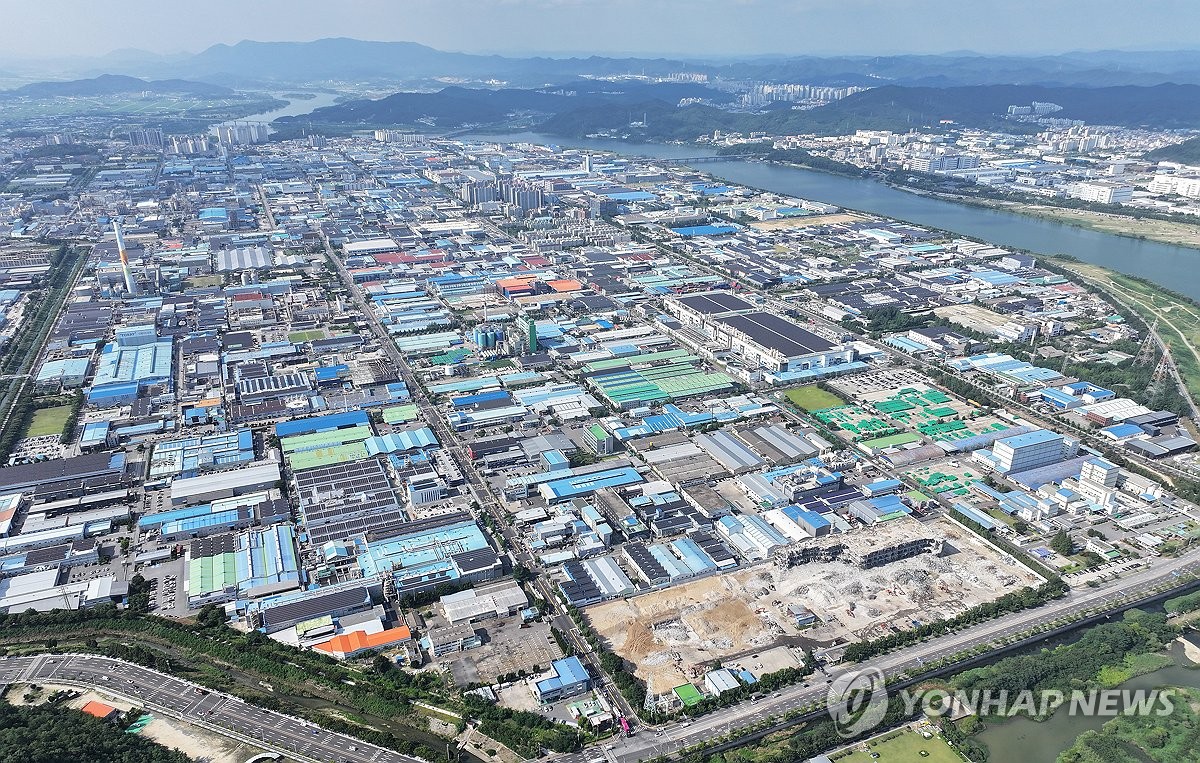 구미 국가산업단지 전경