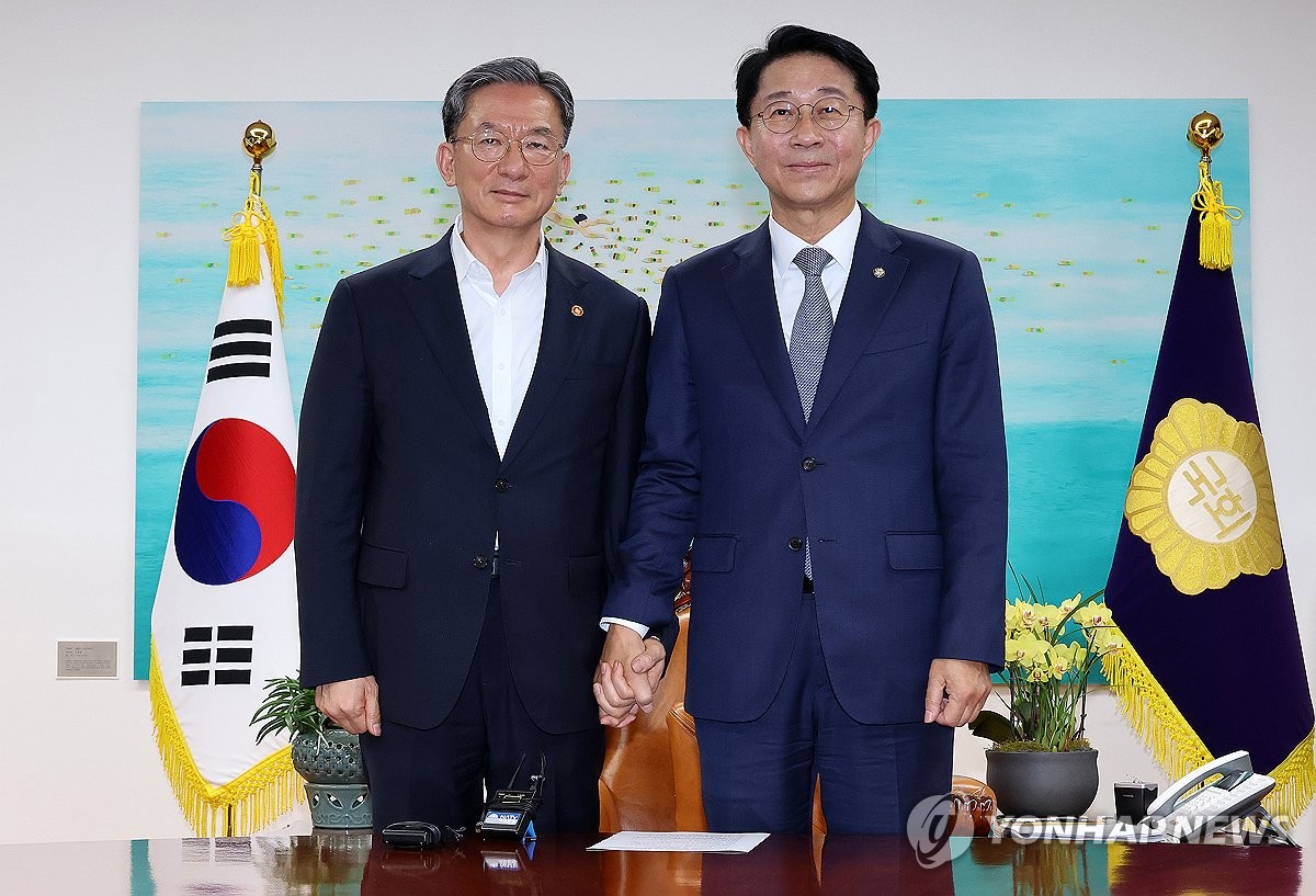조정식 국회의장, 정성호 법무부 장관 접견