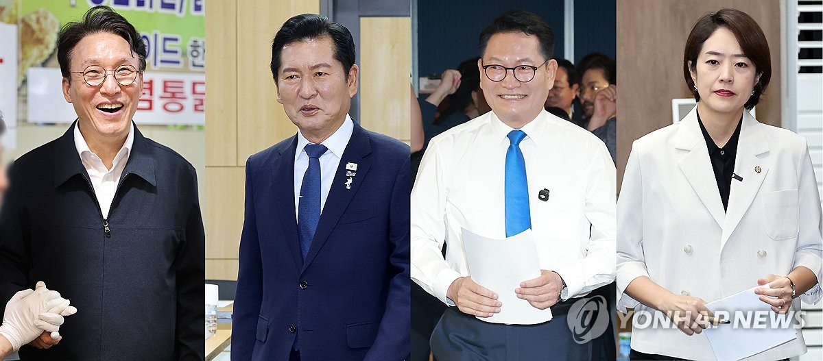 더불어민주당 당 대표 경선 나서는 김민석-정청래-송영길-고민정