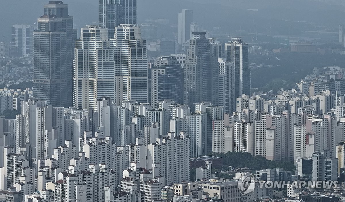 서울 강남구의 아파트 풍경