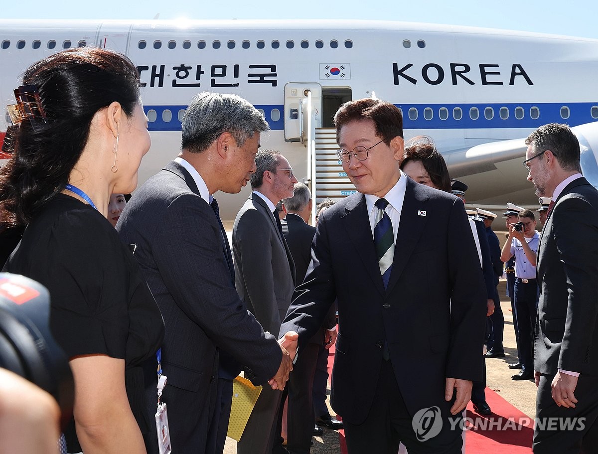 이재명 대통령, 브라질 도착