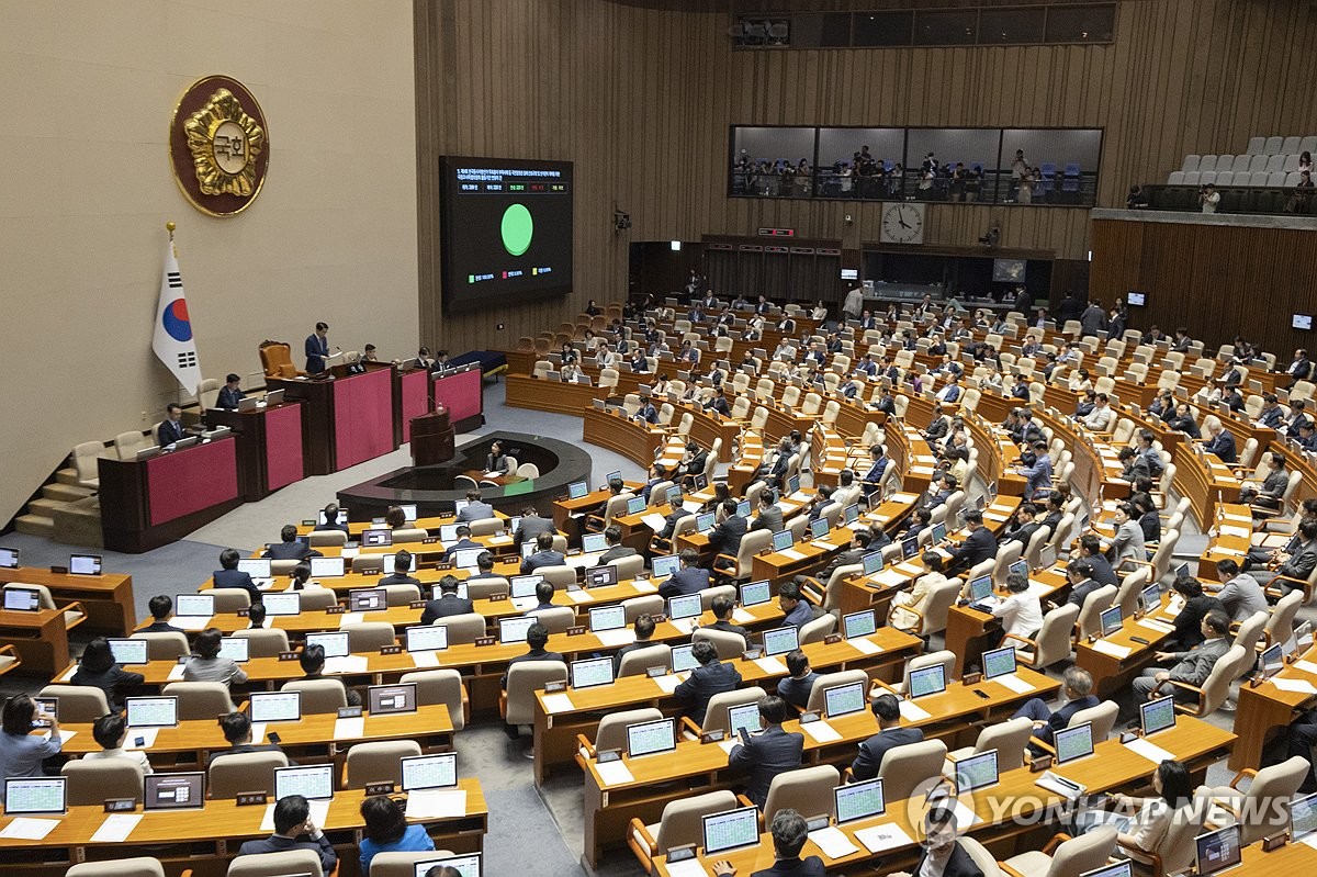 여야 합의로 선관위 특검법 본회의 통과