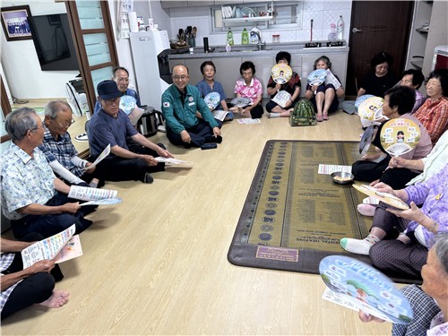 합천읍, 무더위 쉼터 점검 및 찾아가는 지방세 상담 운영
