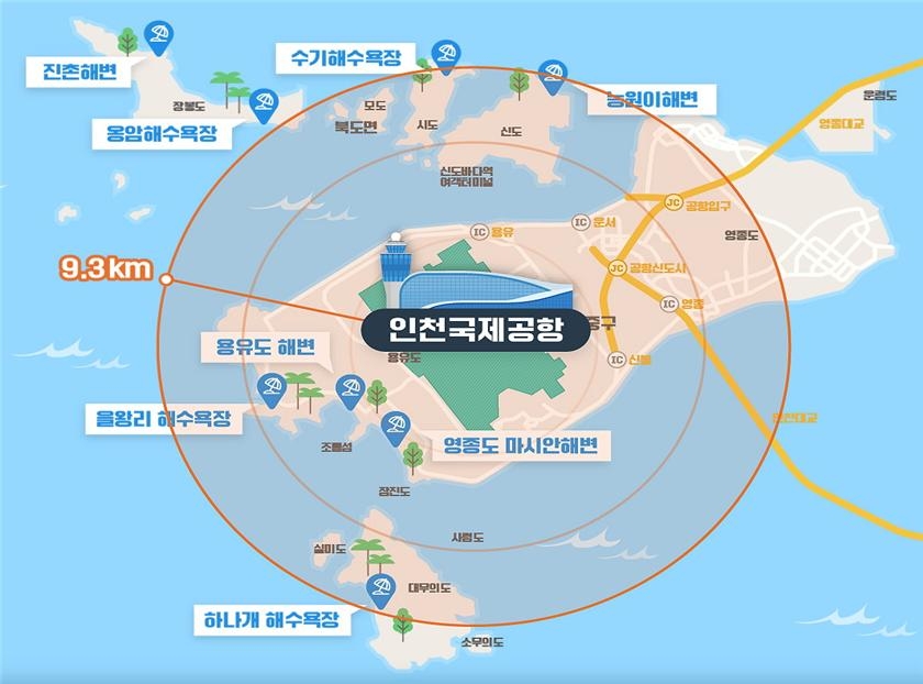 인천공항 드론 비행 제한구역 현황