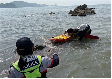 해루질 사고 구조 현장 (기사와 직접 관련 없는 자료사진]
