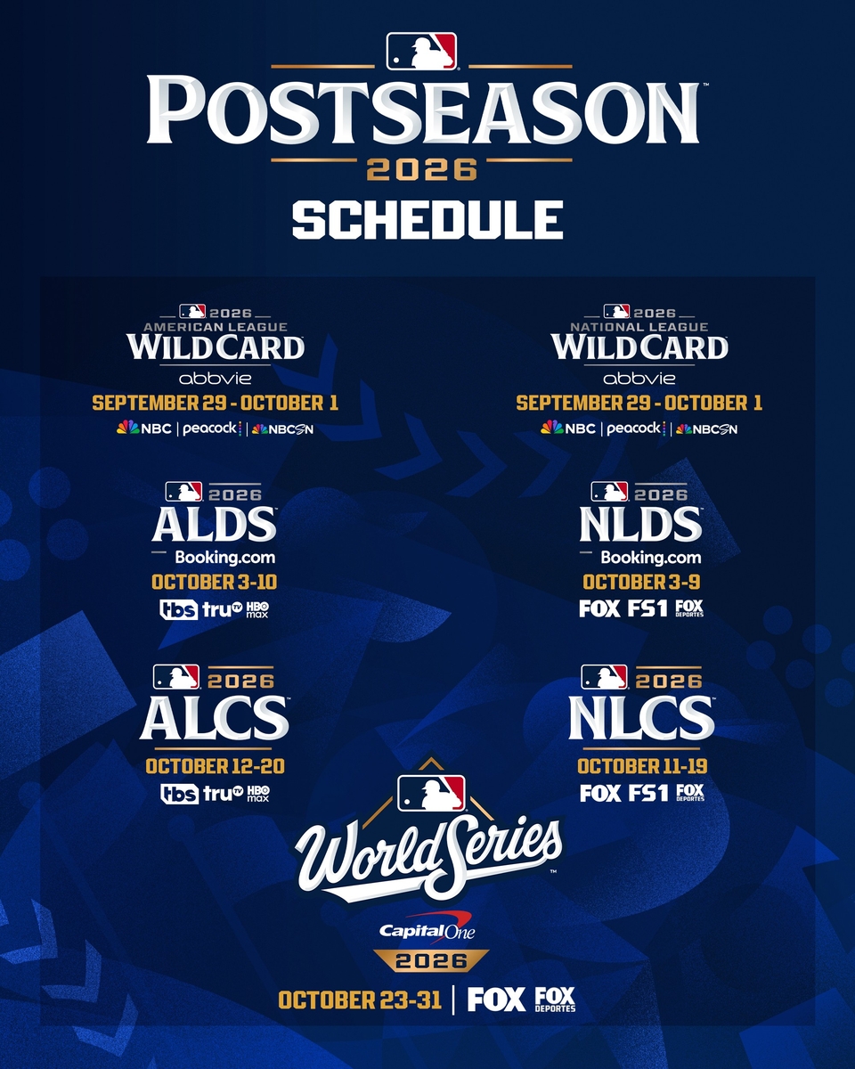 2026 MLB 포스트시즌 포맷과 일정