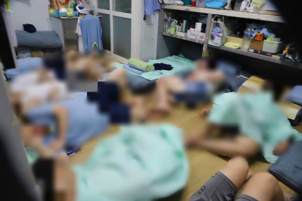 폭염 속 교정시설 내부