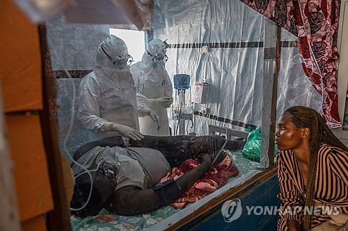 콩고민주공화국 이투리주 에볼라 치료센터 