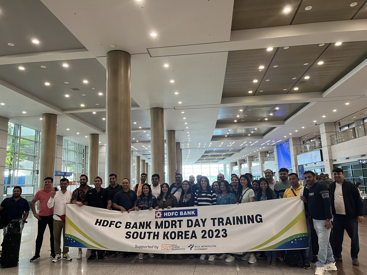 2023년 인도 HDFC 은행 포상관광단 방한