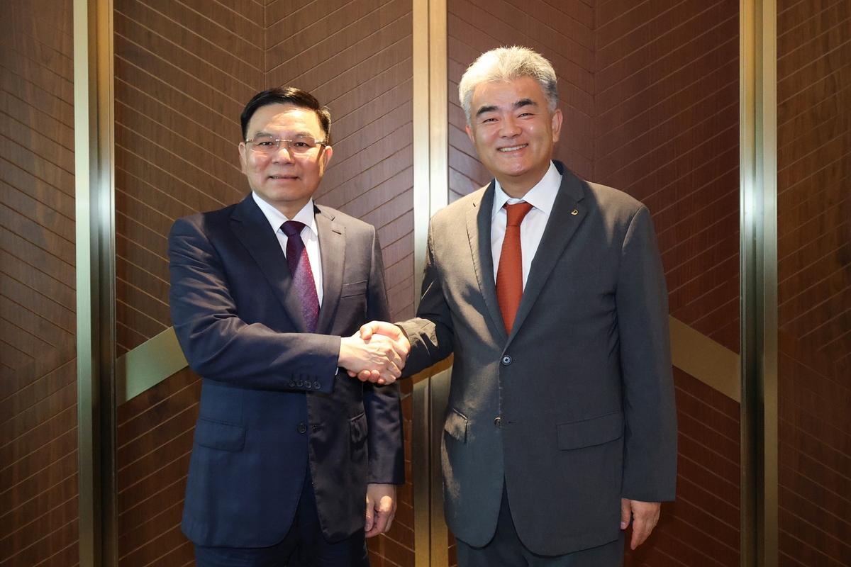 대우건설 정원주 회장, 베트남 산업부 장관 면담