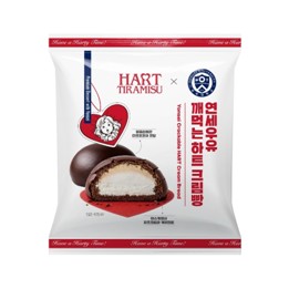 연세우유 깨먹는 하트 크림빵 
