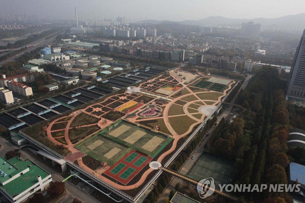 탄천물재생센터 전경