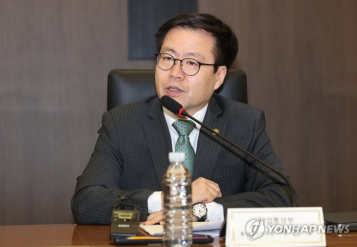 인사말하는 여한구 통상교섭본부장