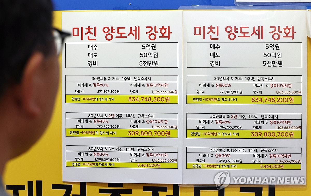 정부, 양도소득세 개편