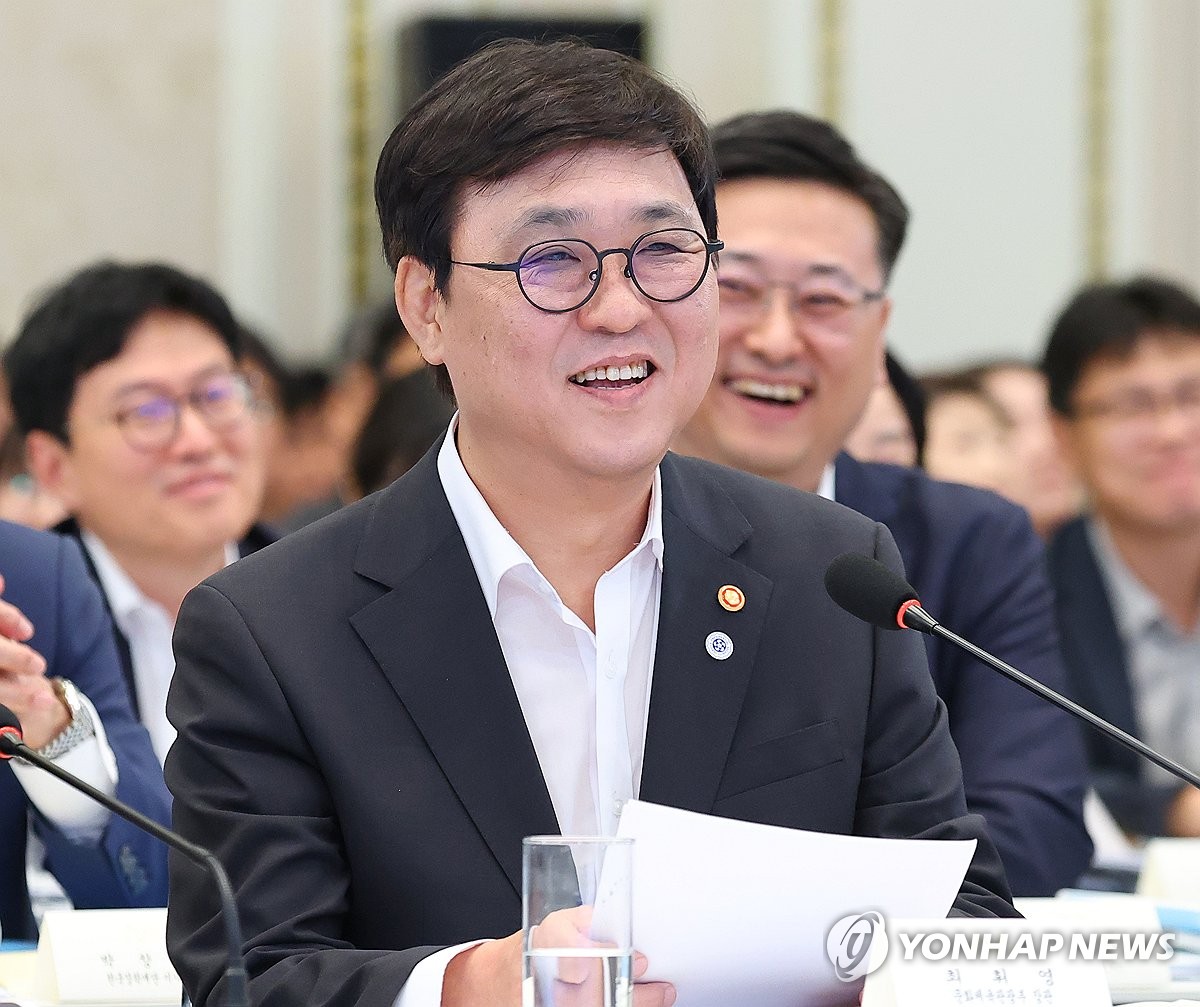 업무 보고하는 최휘영 문체부 장관