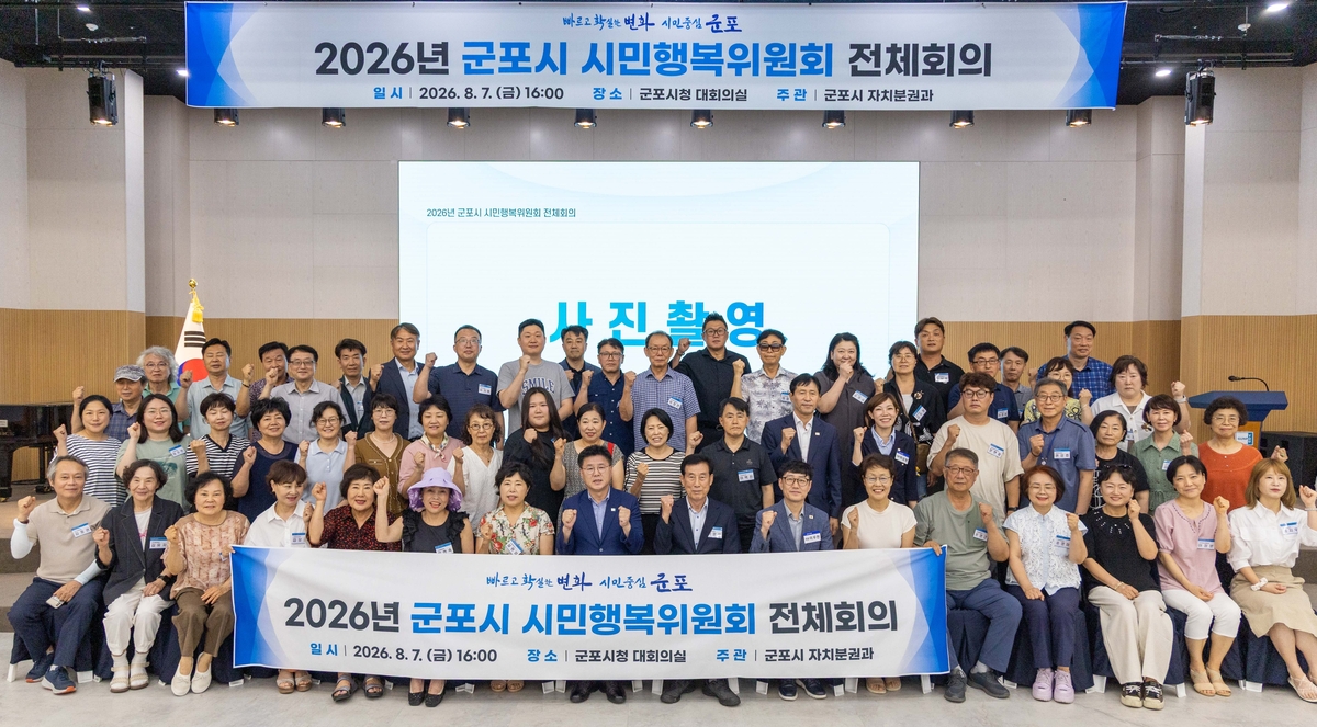 군포시, 제4기 시민행복위원회 전체회의 개최